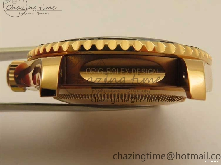 Black on 126655 Black 1:1 Bezel VS3235 Yacht-Master Edition Best Rubber Strap Ceramic RG 3EF 0415